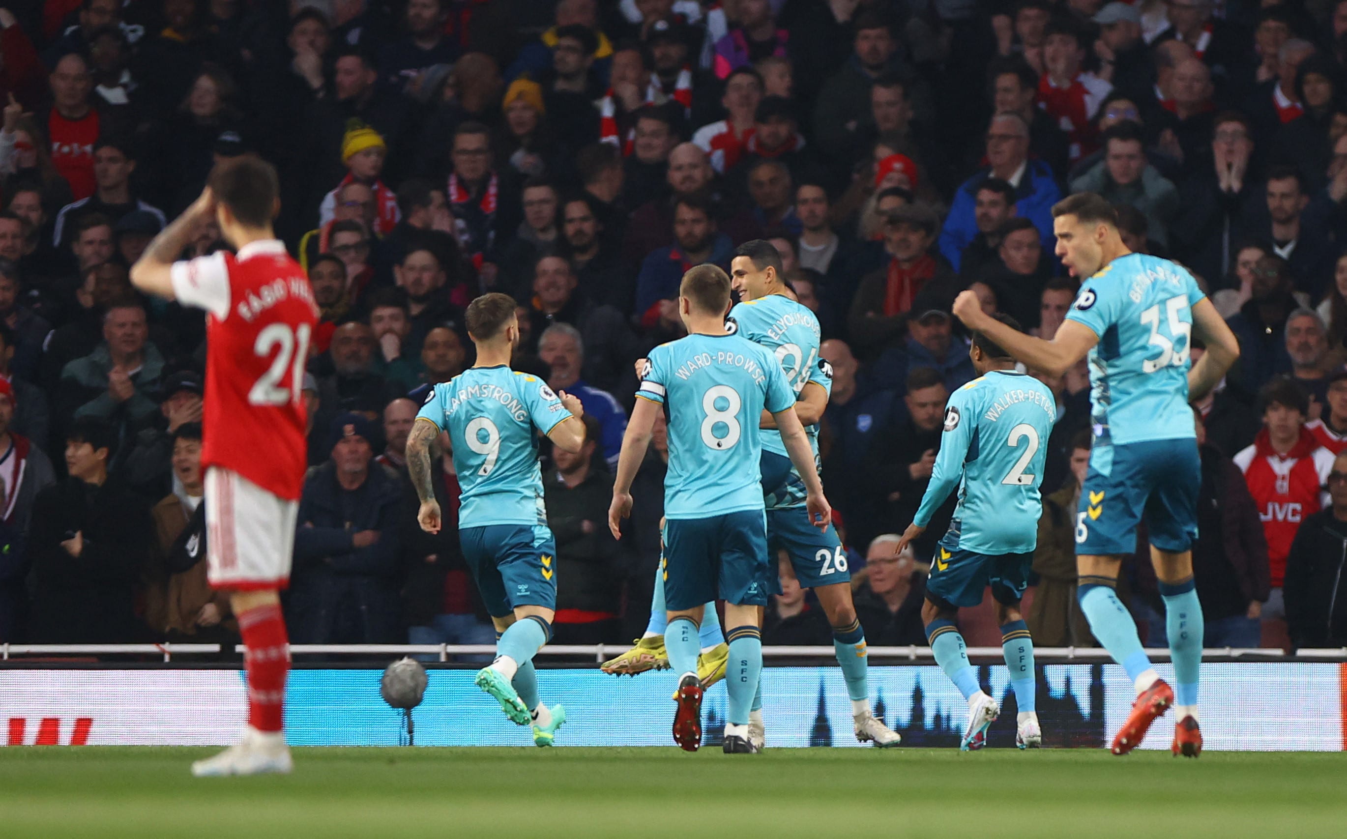 שחקני סאות'המפטון חוגגים