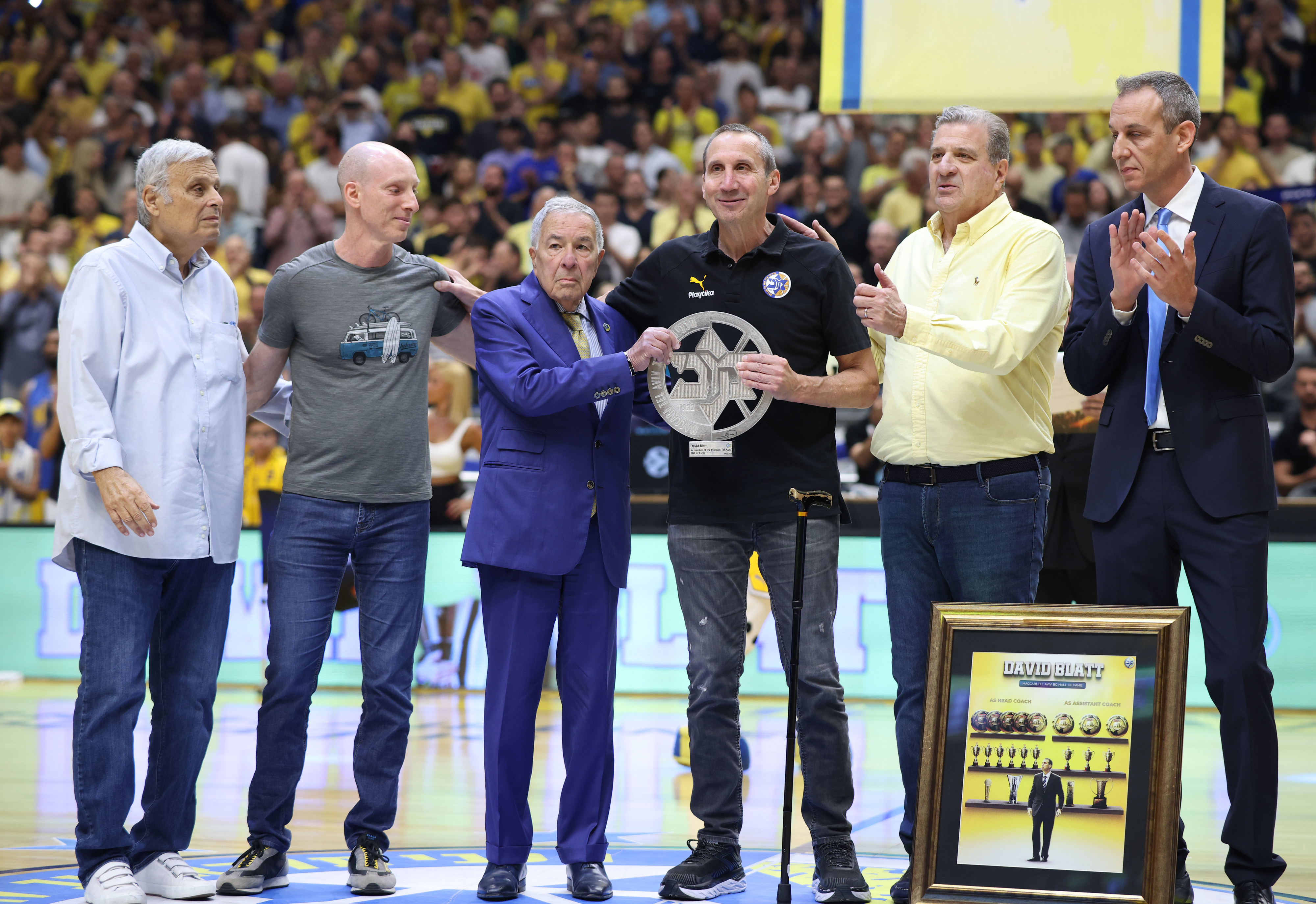 דיוויד בלאט נכנס להיכל התהילה של מכבי תל אביב