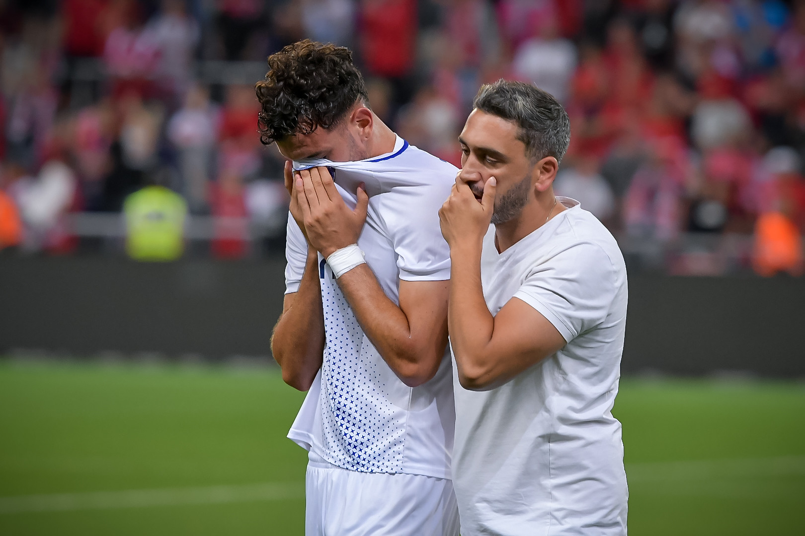 איתי בן שבת שחקן עירוני קרית שמונה בוכה