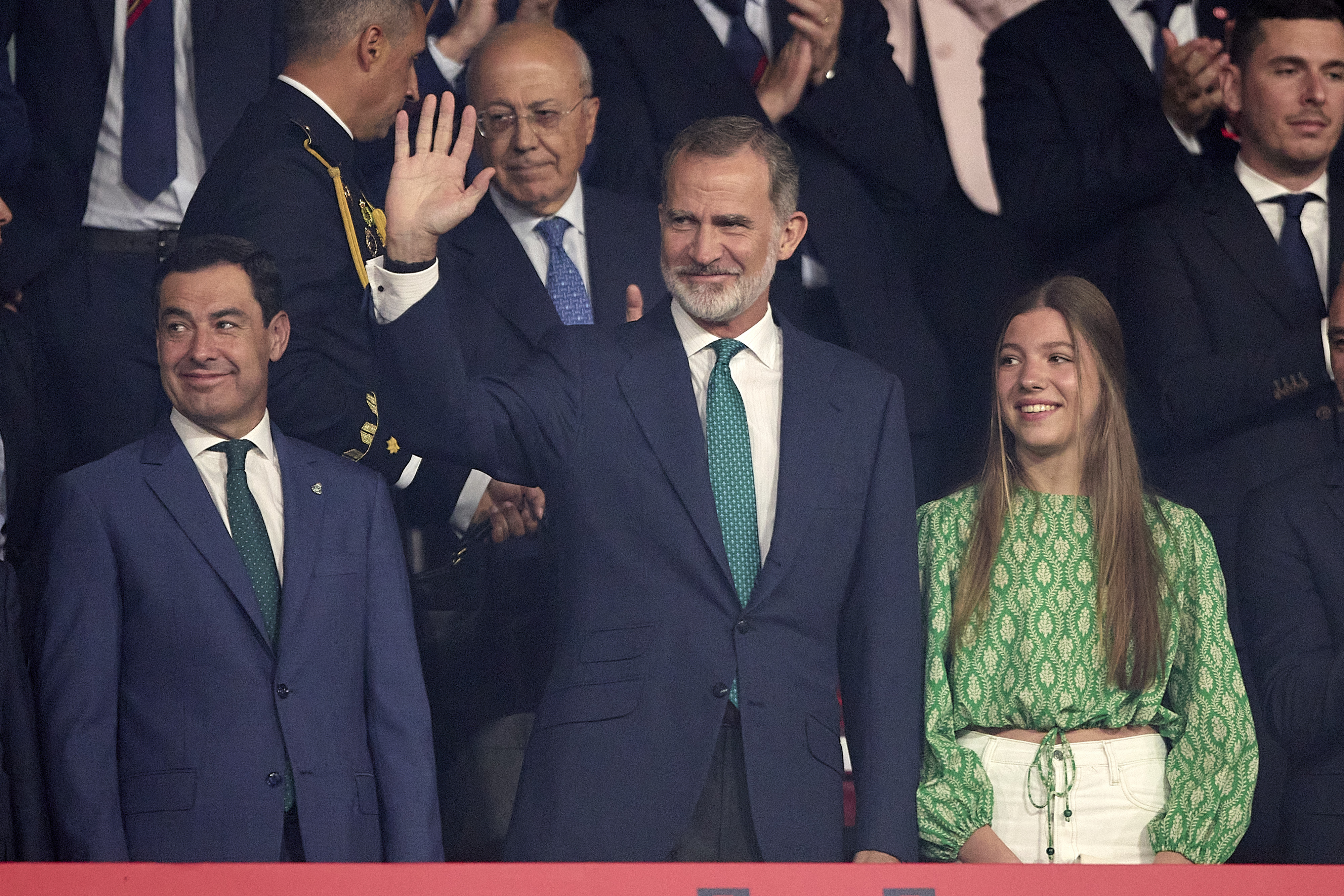 פליפה השישי, מלך ספרד, במשחק גמר הגביע של ריאל מדריד מול אוסאסונה