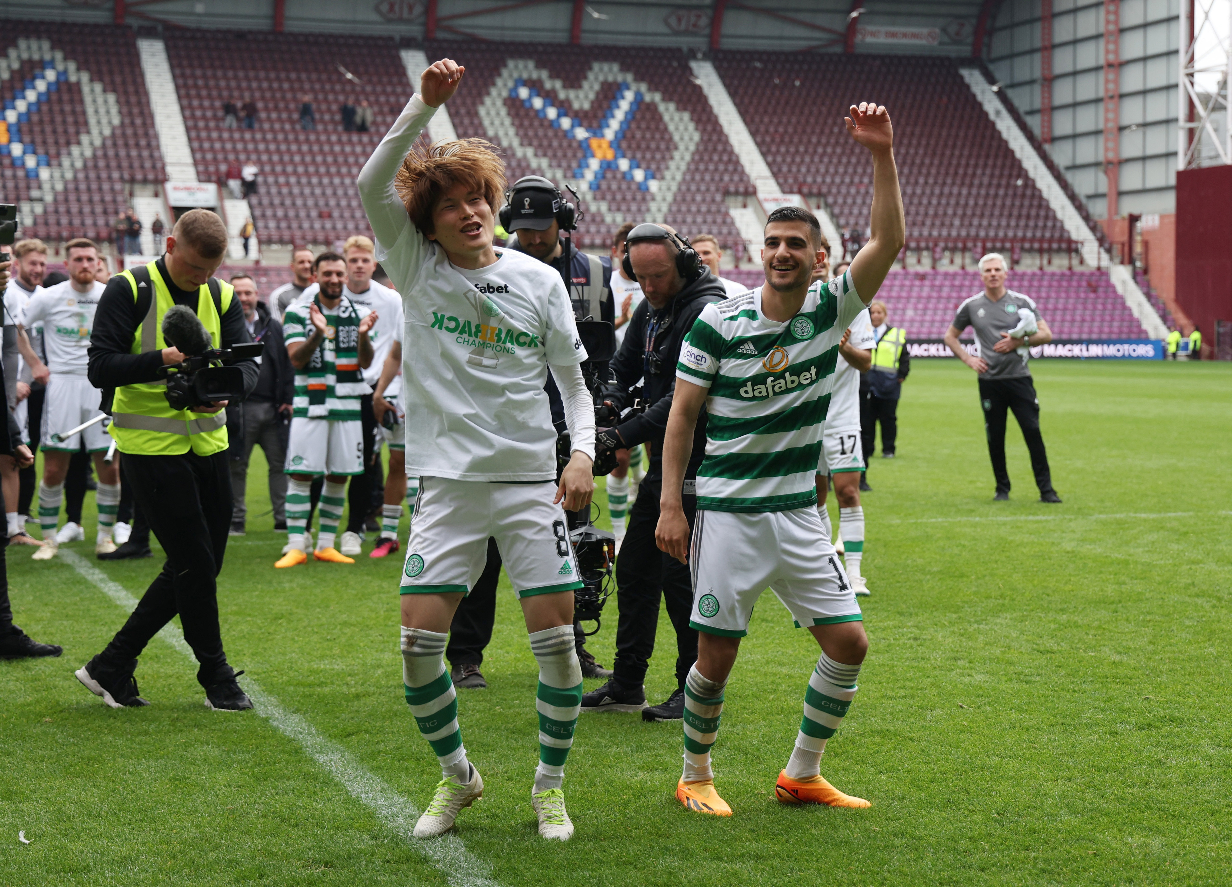 ליאל עבדה עם קיוגו פורוהשי שחקני סלטיק