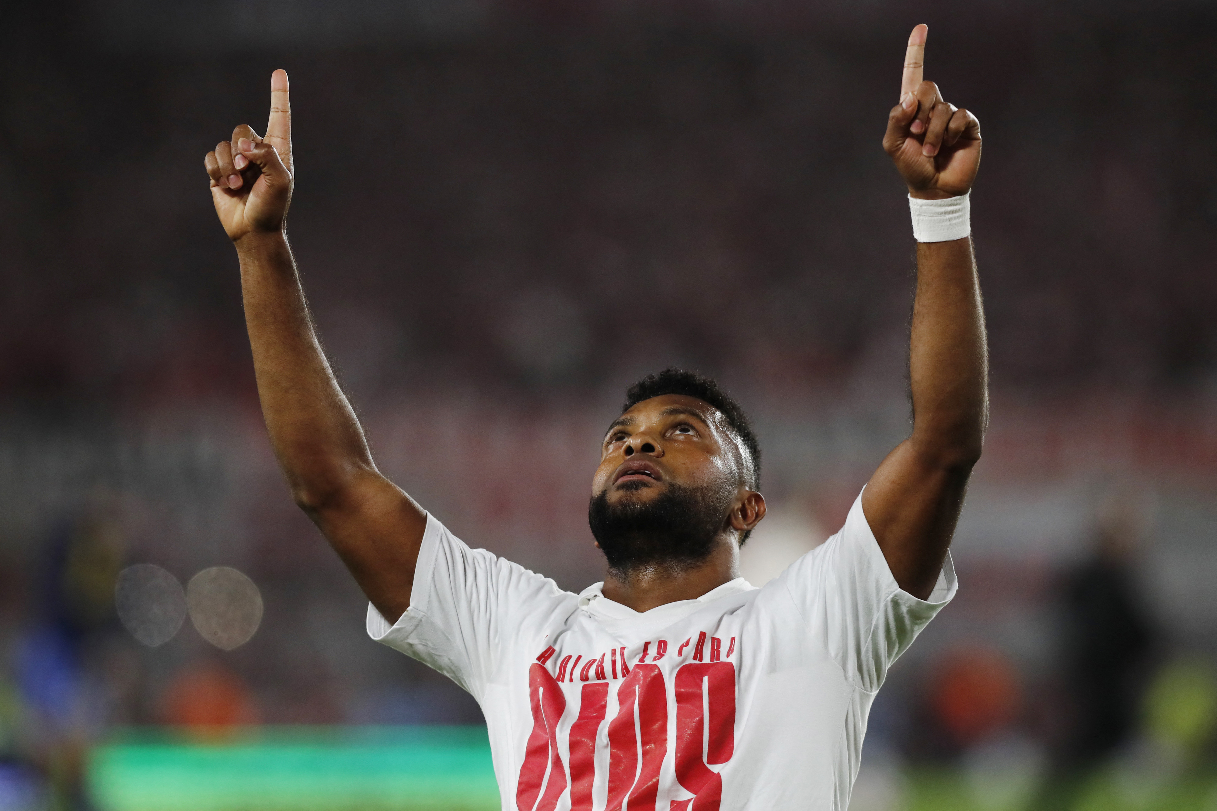 מיגל בורחה שחקן ריבר פלייט חוגג שער