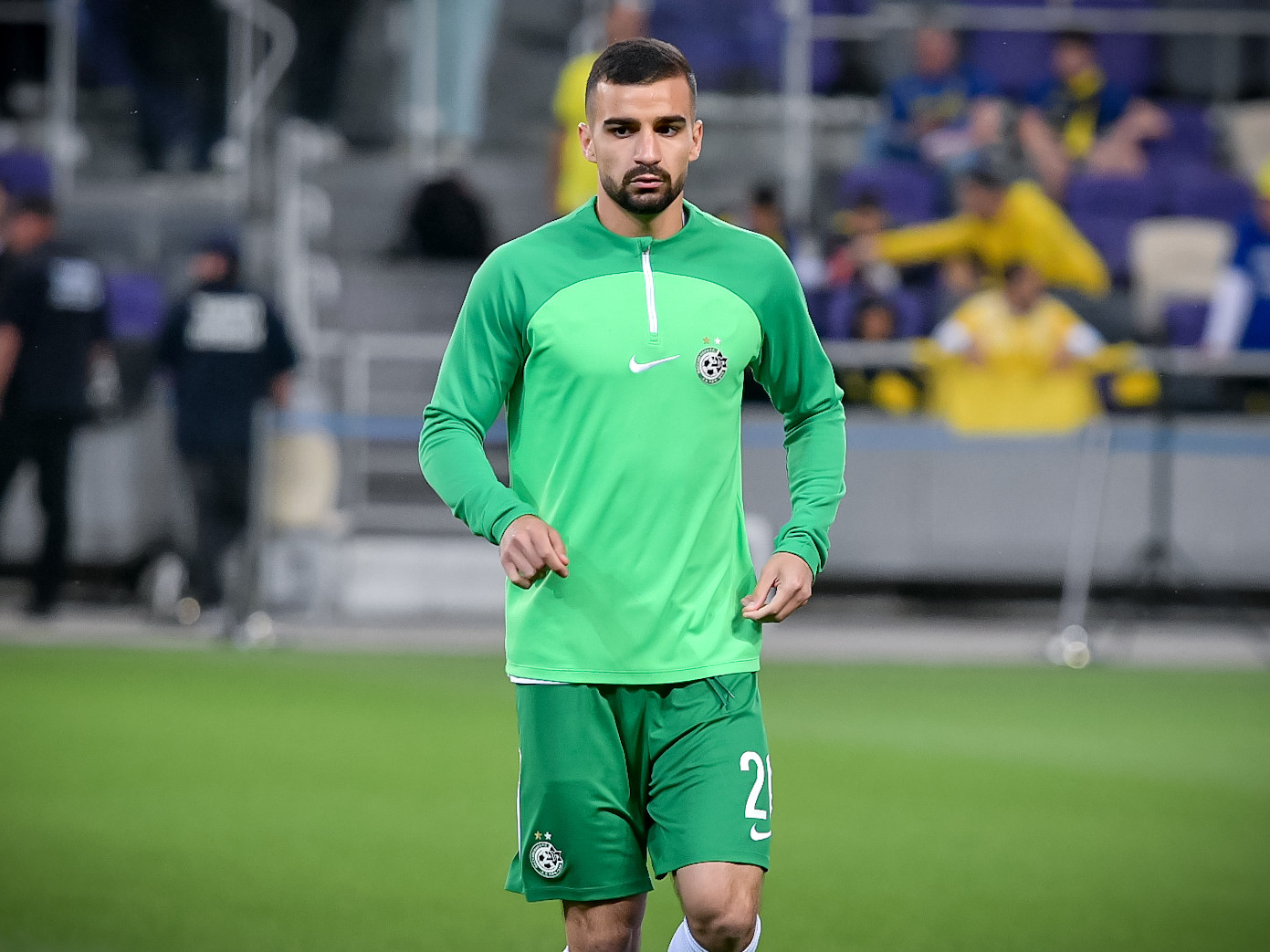 שחקן מכבי חיפה מחמוד ג'אבר