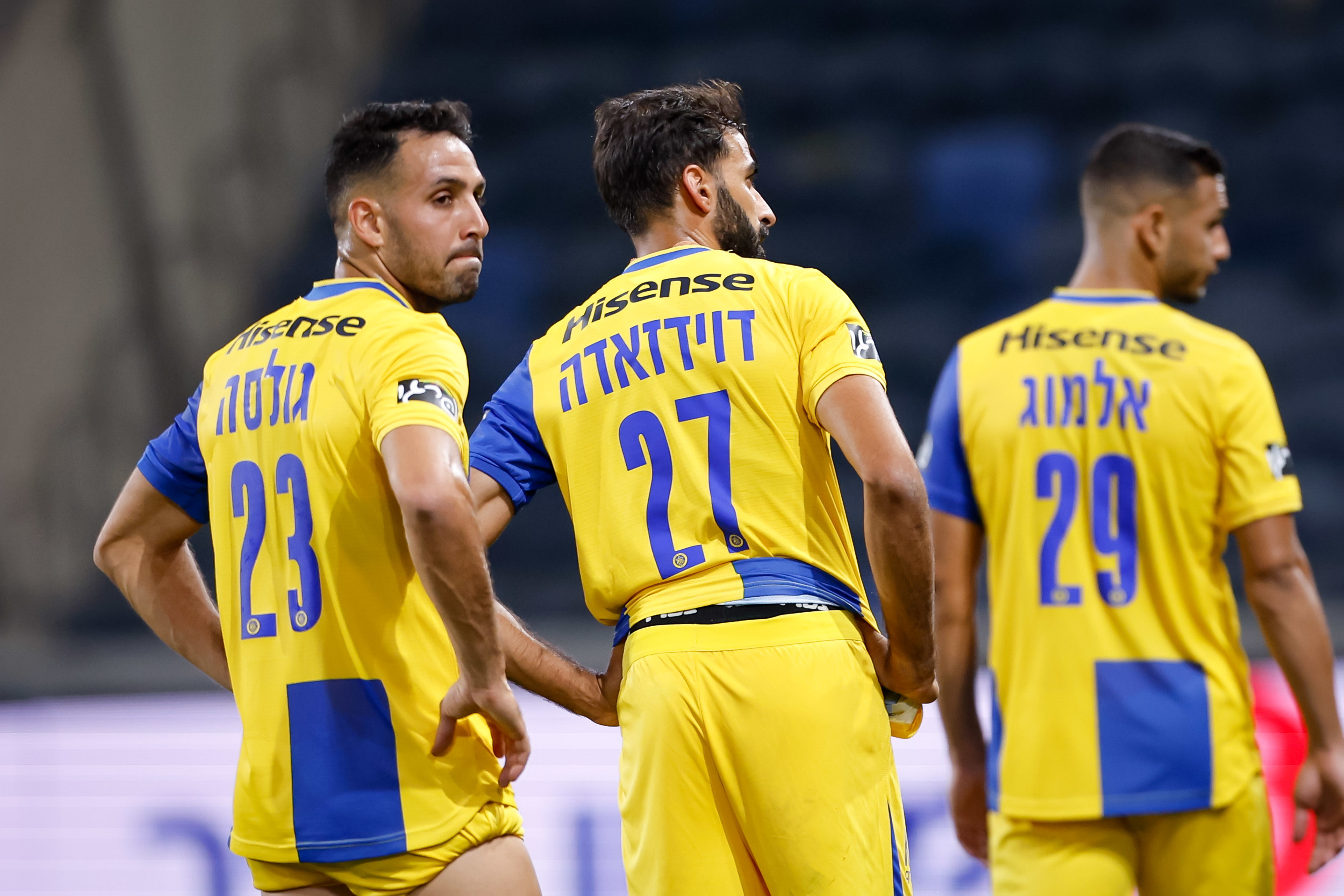 אופיר דוידזאדה, אייל גולסה שחקני מכבי תל אביב מאוכזבים