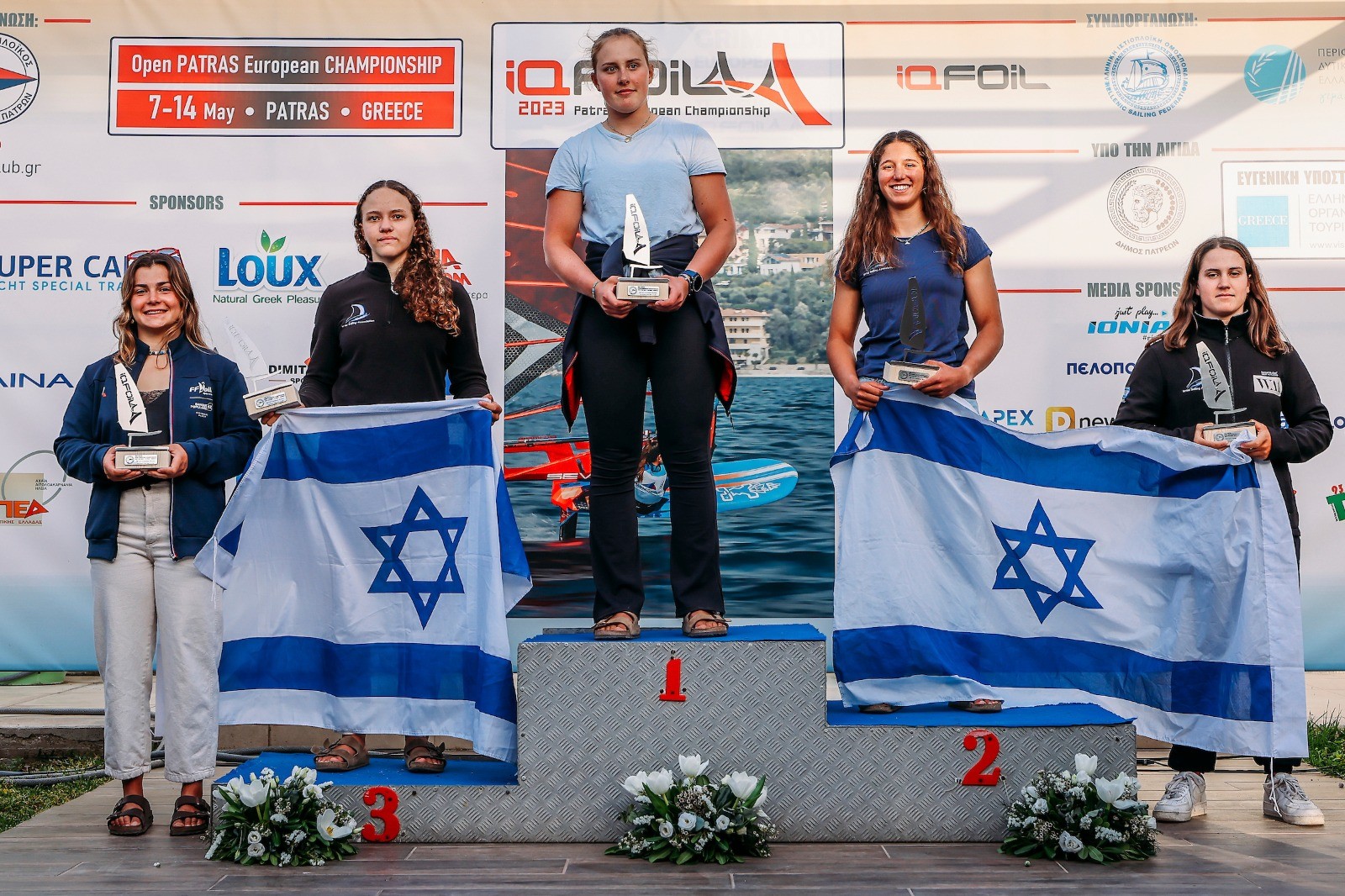 קטגוריית עד גיל 21, אליפות אירופה בגלישת רוח: שרון קנטור עם הכסף, תמר שטיינברג עם הארד, דניאלה פלג במקום רביעי