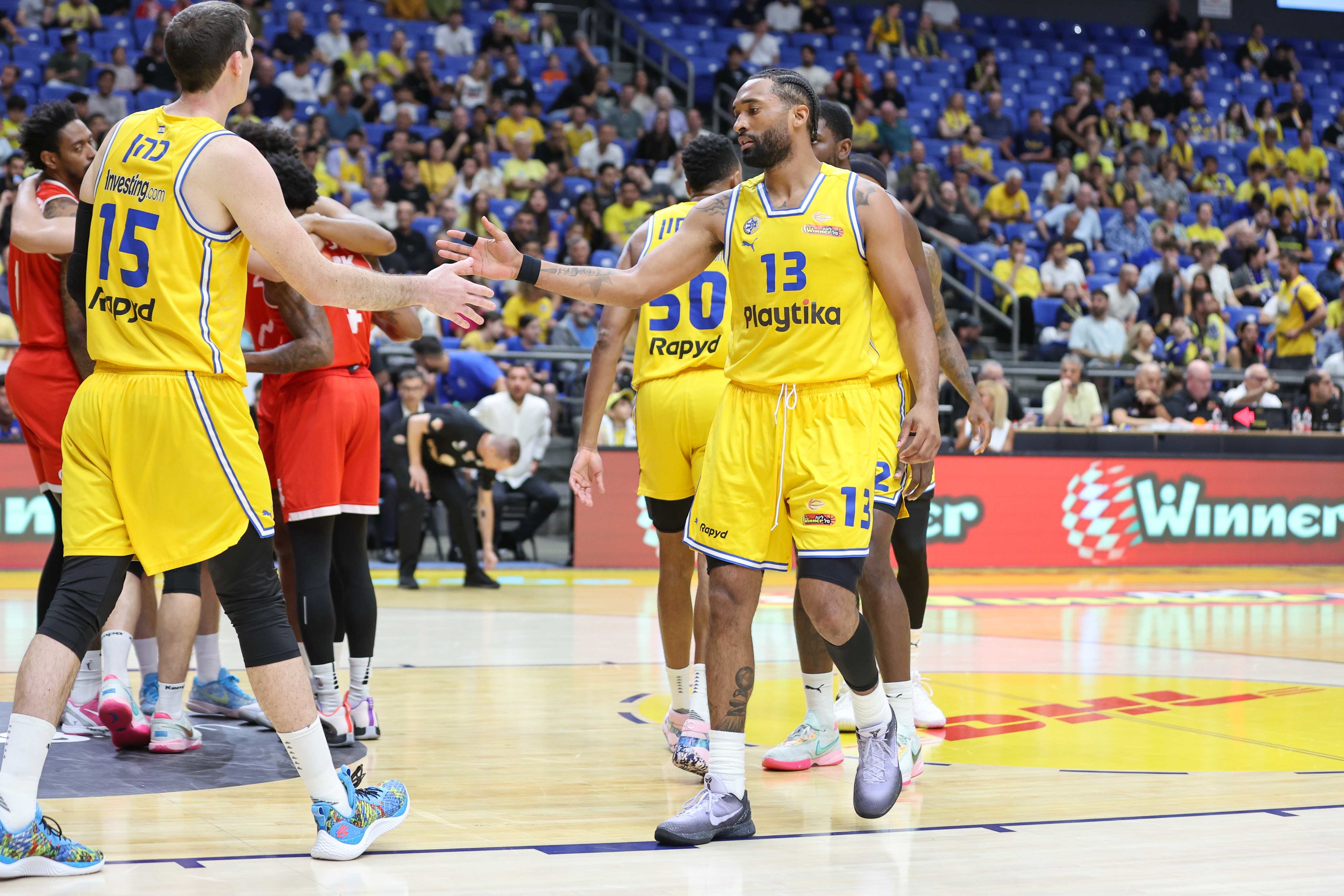 דארן היליארד מכבי תל אביב מול הפועל באר שבע