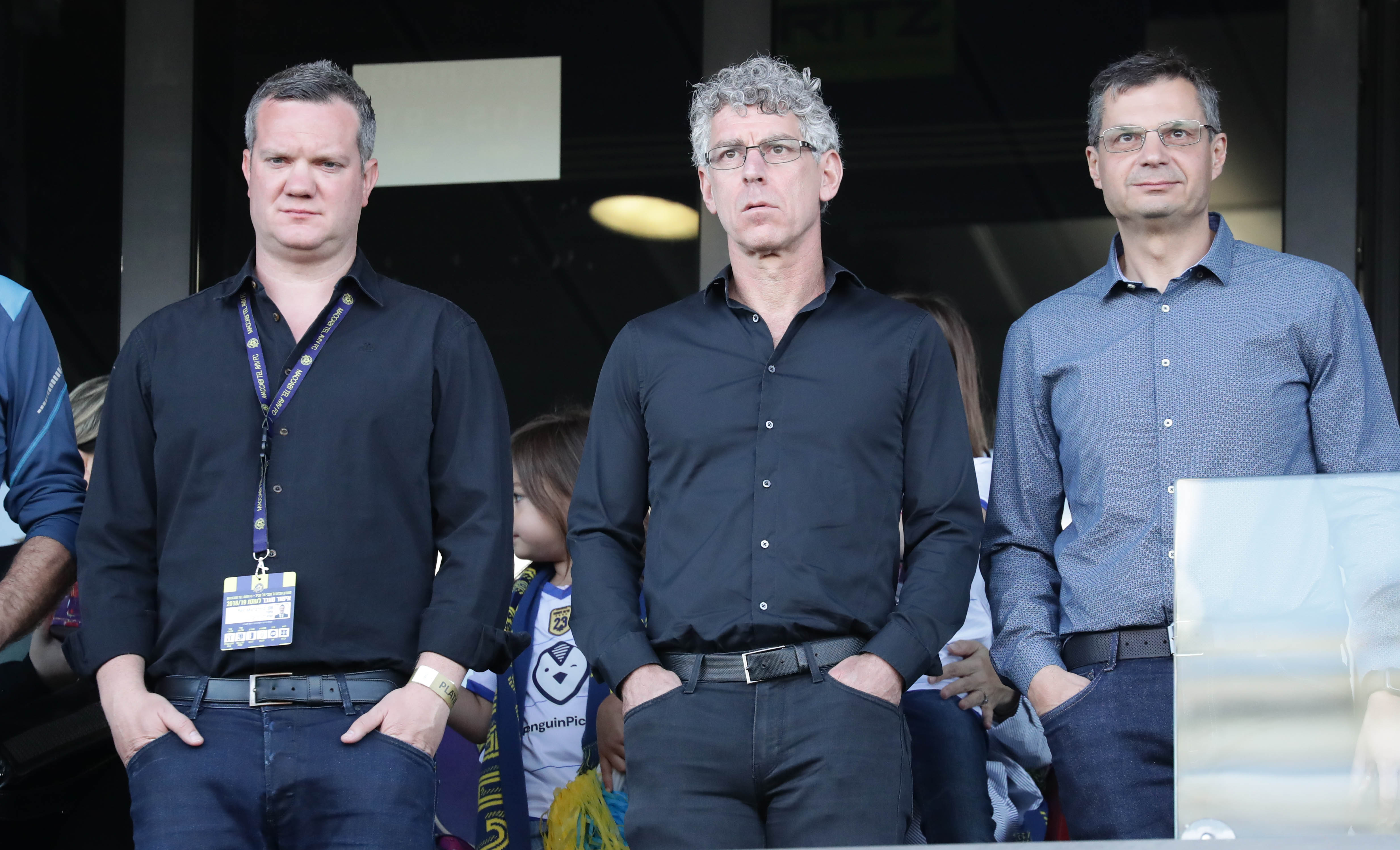 ג'ק אנגלידיס, מיטש גולדהאר, בן מנספורד, מכבי תל אביב