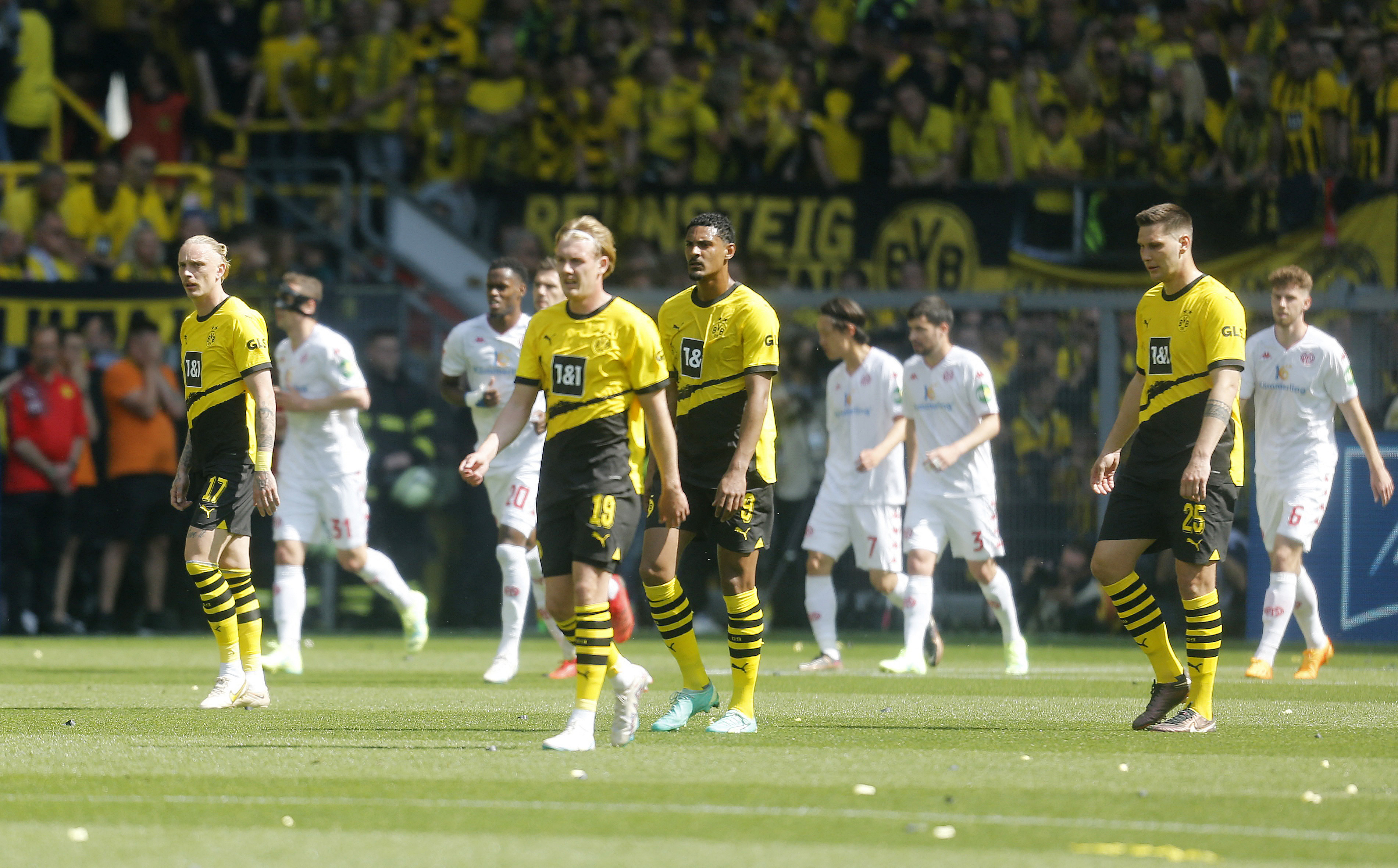 שחקני בורוסיה דורטמונד מאוכזבים