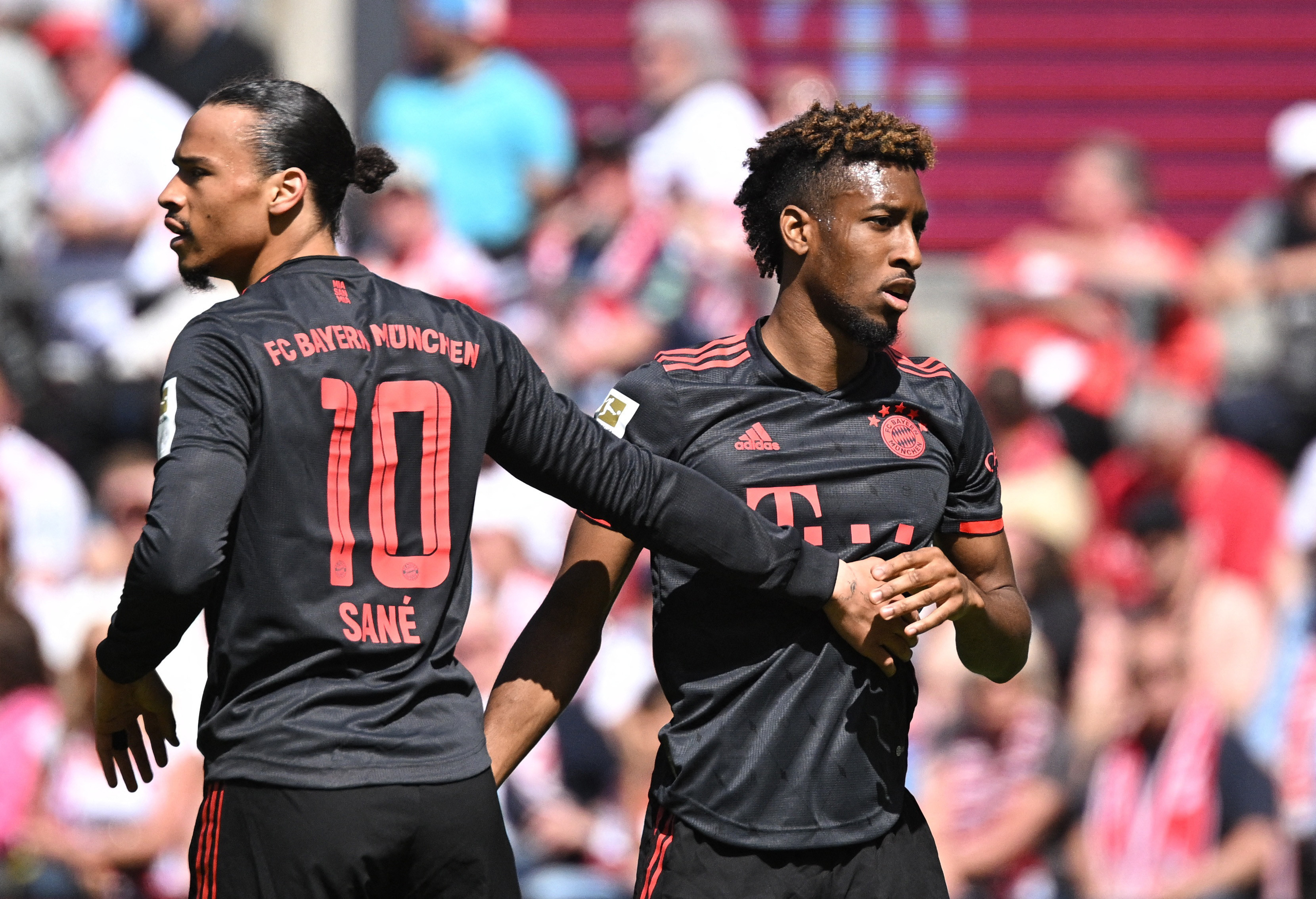 קינגסלי קומאן לצד לירוי סאנה באיירן מינכן