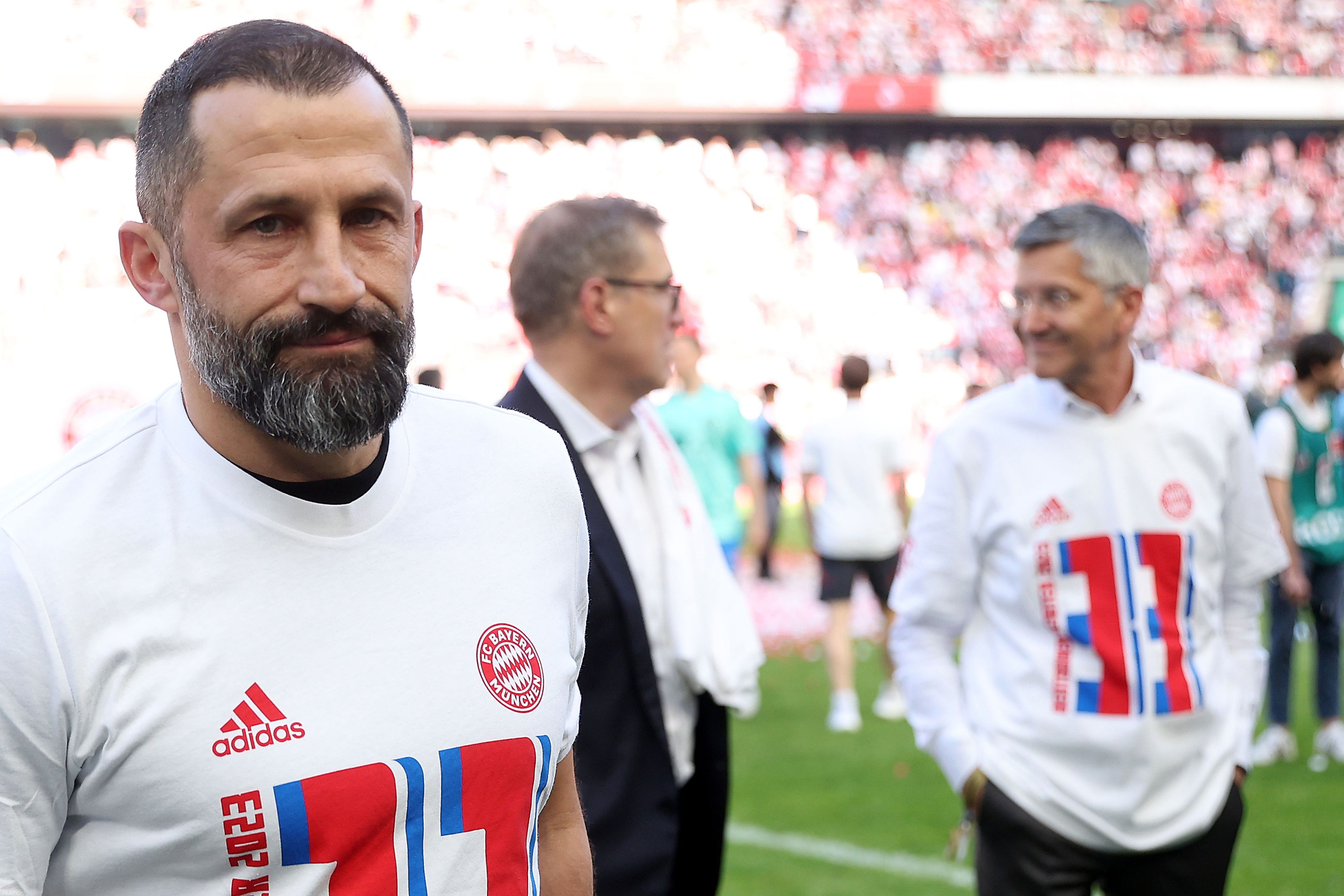 חסן סליהאמידז'יץ' במשחקו האחרון עם באיירן מינכן אחרי הזכייה באליפות