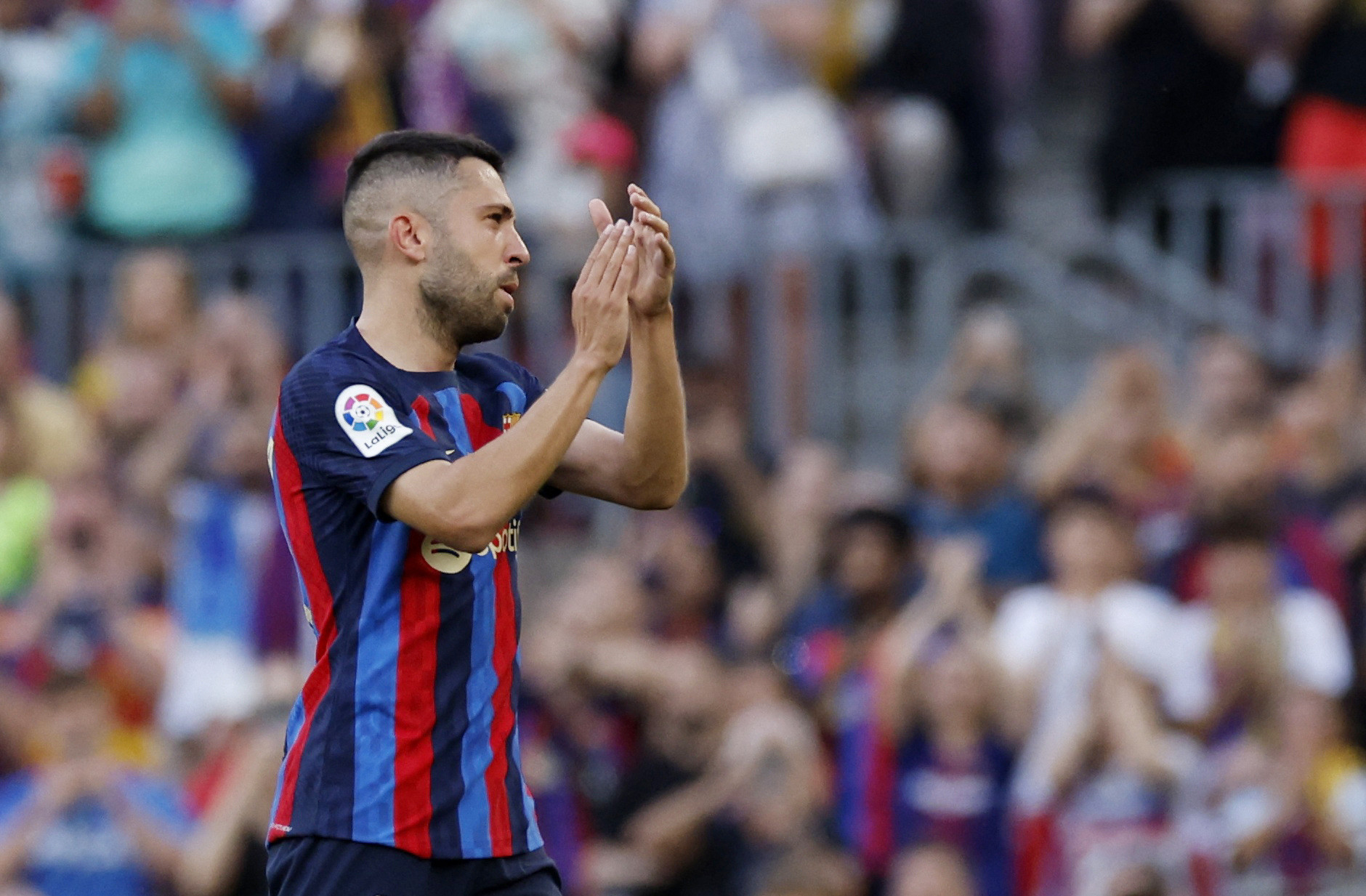 ג'ורדי אלבה, שחקן ברצלונה נפרד