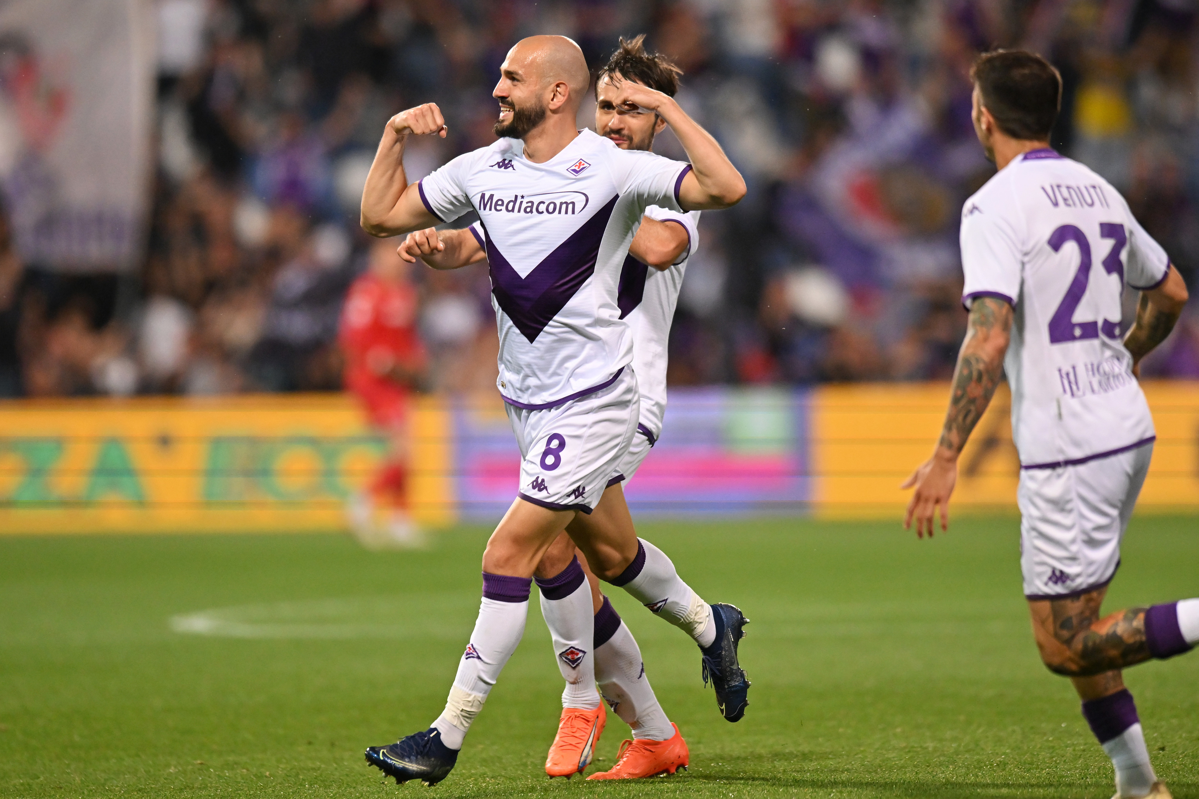 ריקרדו ספונארה, שחקן פיורנטינה חוגג