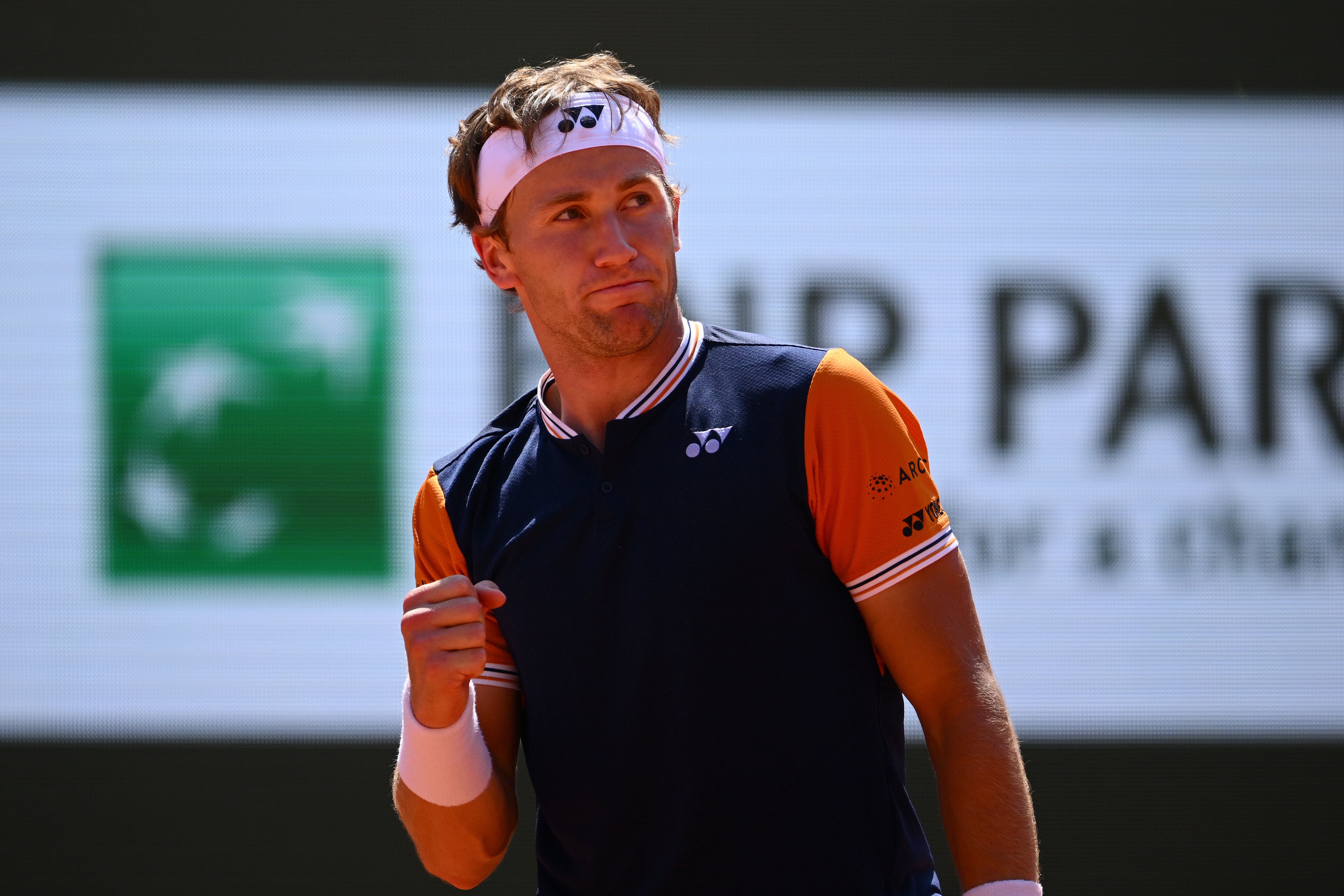 הטניסאי הנורבגי קספר רוד בטורניר רולאן גארוס