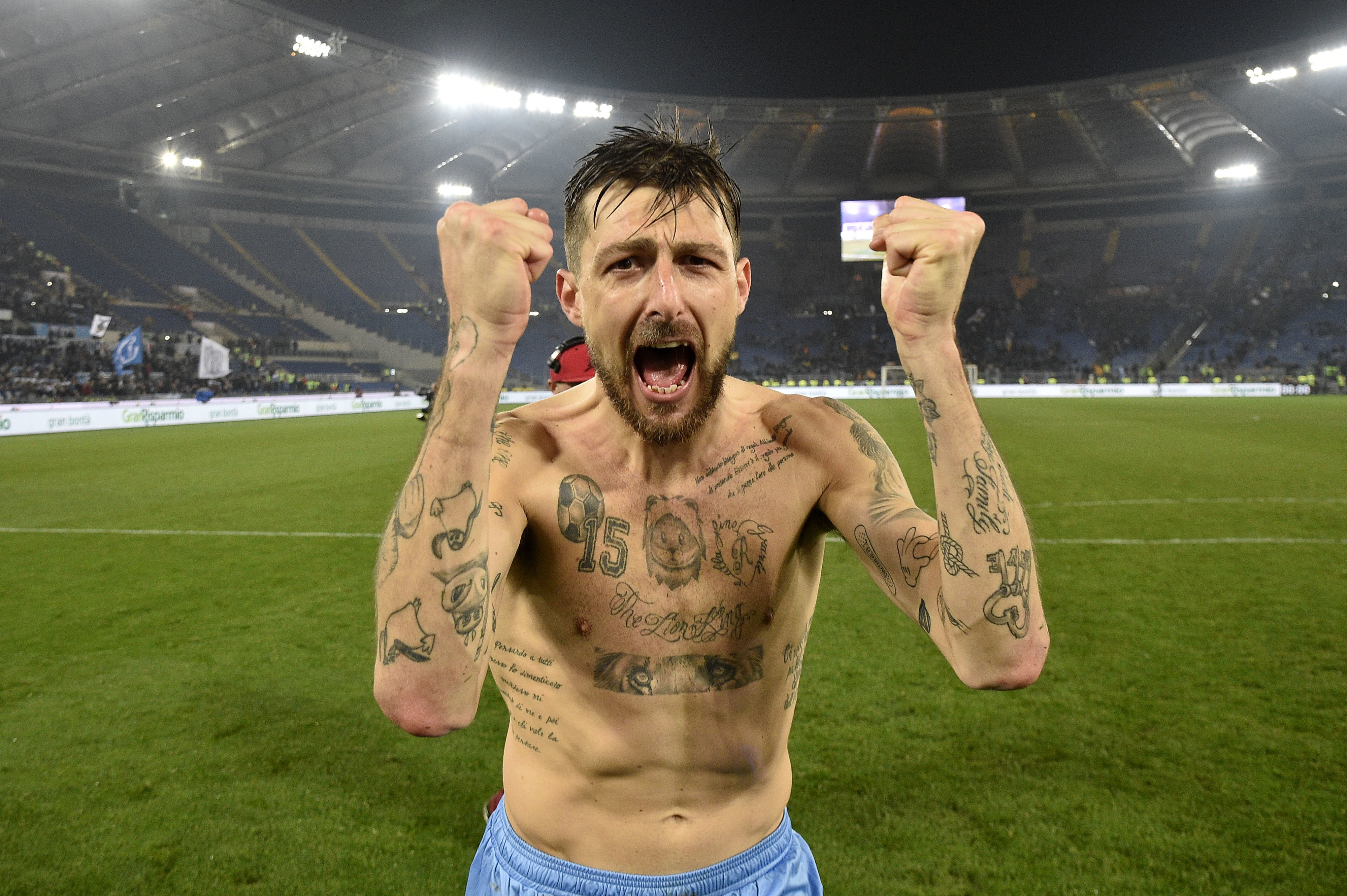 פרנצ'סקו אצ'רבי במדי לאציו