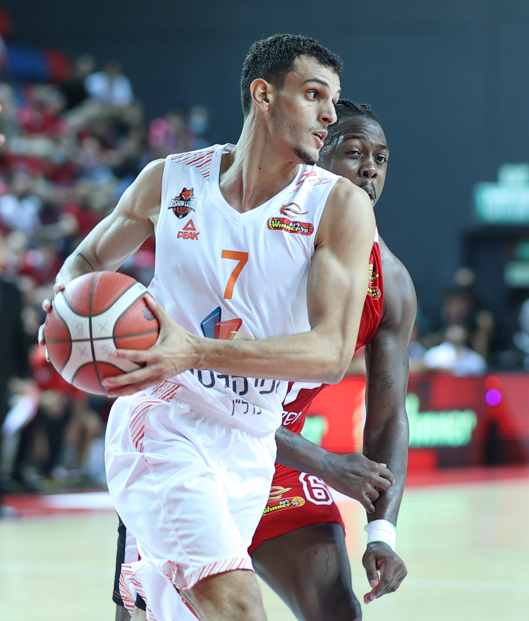 גיא פלטין, מכבי ראשון לציון, מול ג'ייקובן בראון, הפועל תל אביב