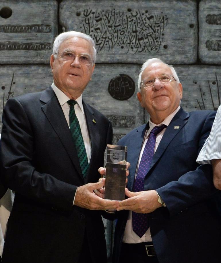 נשיא המדינה ראובן ריבלין ויעקב שחר