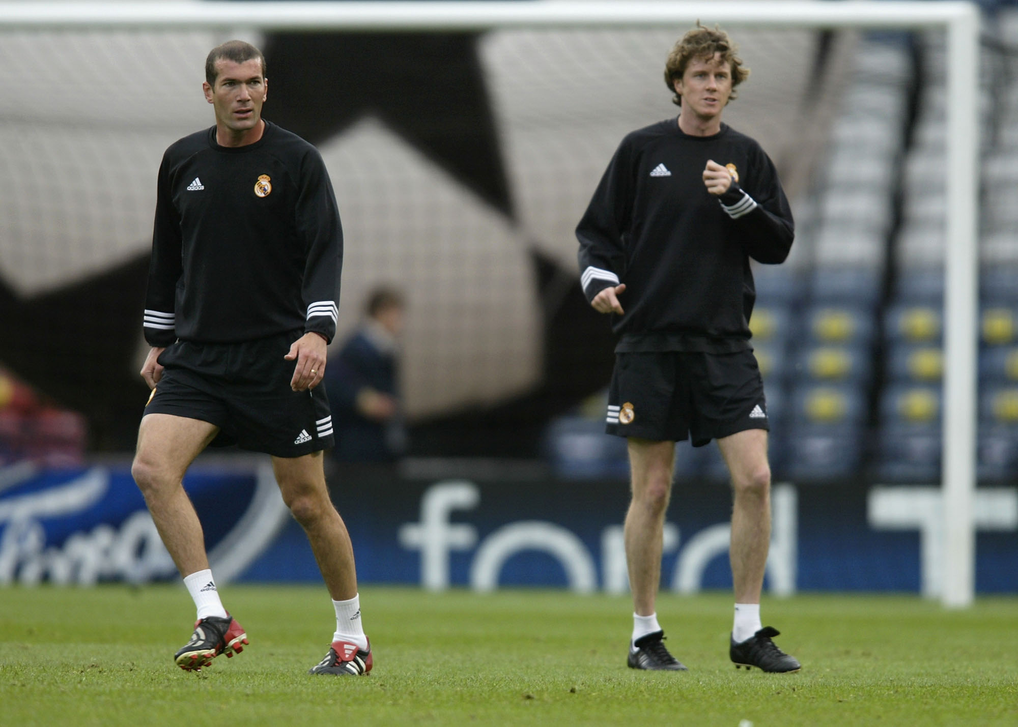 סטיב מקמנמן עם זינדין זידאן