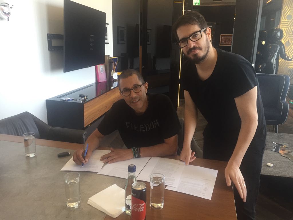 משה חוגג עם אלי טביב