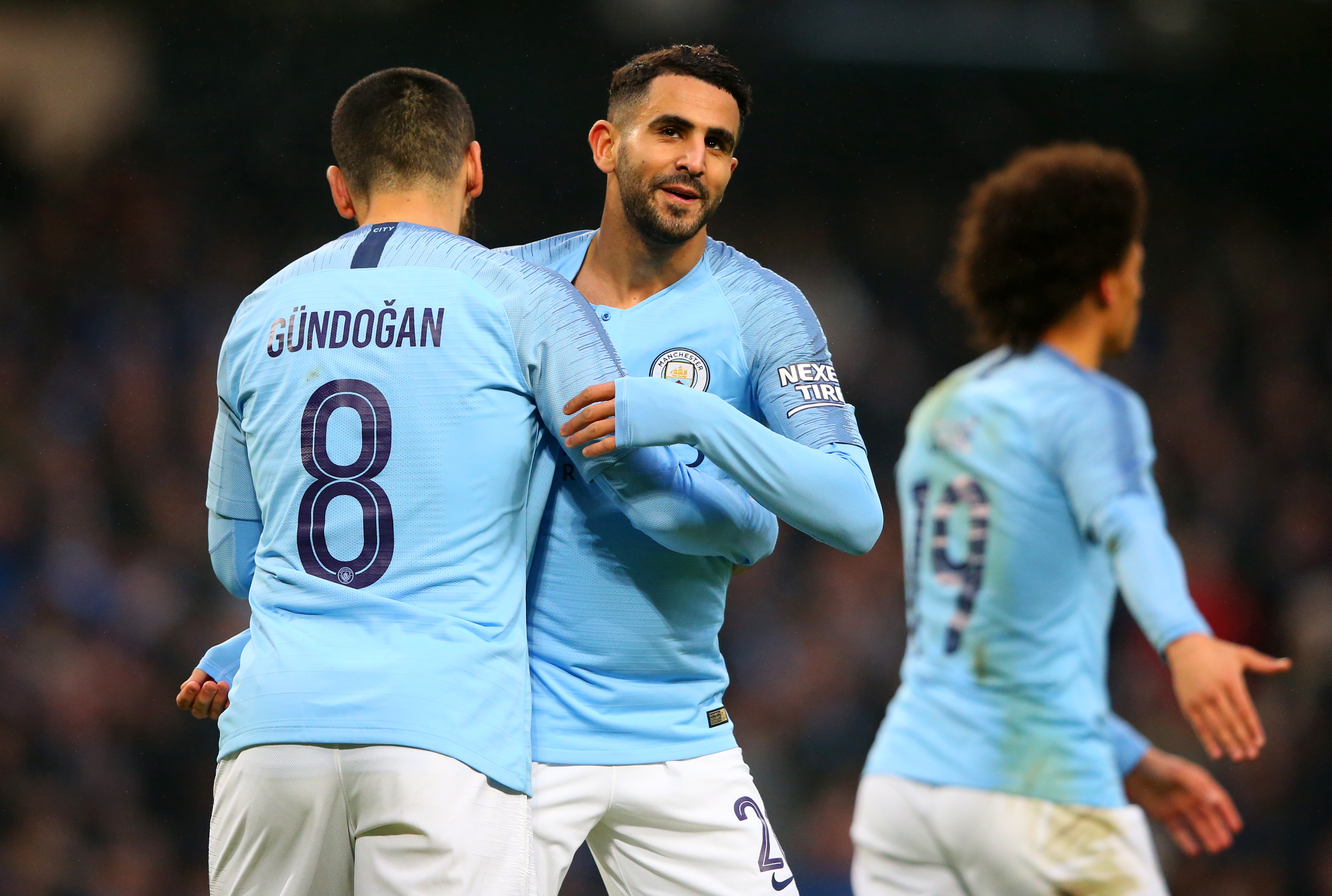 לירוי סאנה, ריאד מאחרז, אילקאי גונדואן