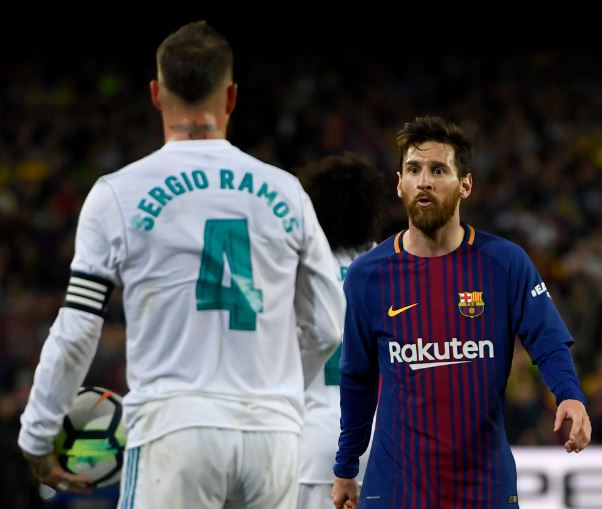 ליאו מסי עם סרחיו ראמוס