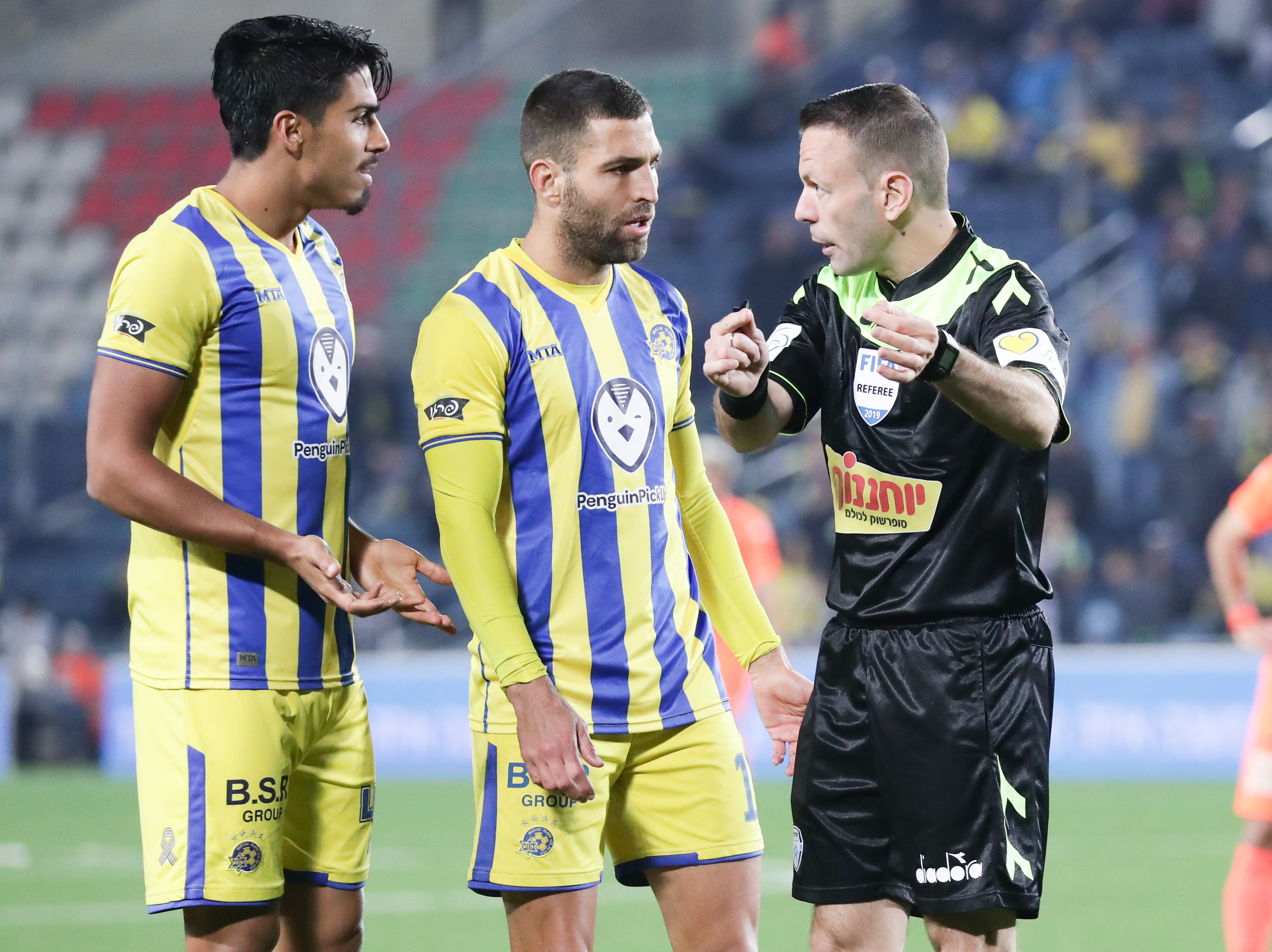 אוראל גרינפלד עם איתי שכטר, דור פרץ