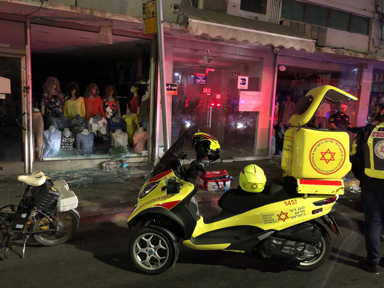 זירת האירוע בדרום תל אביב