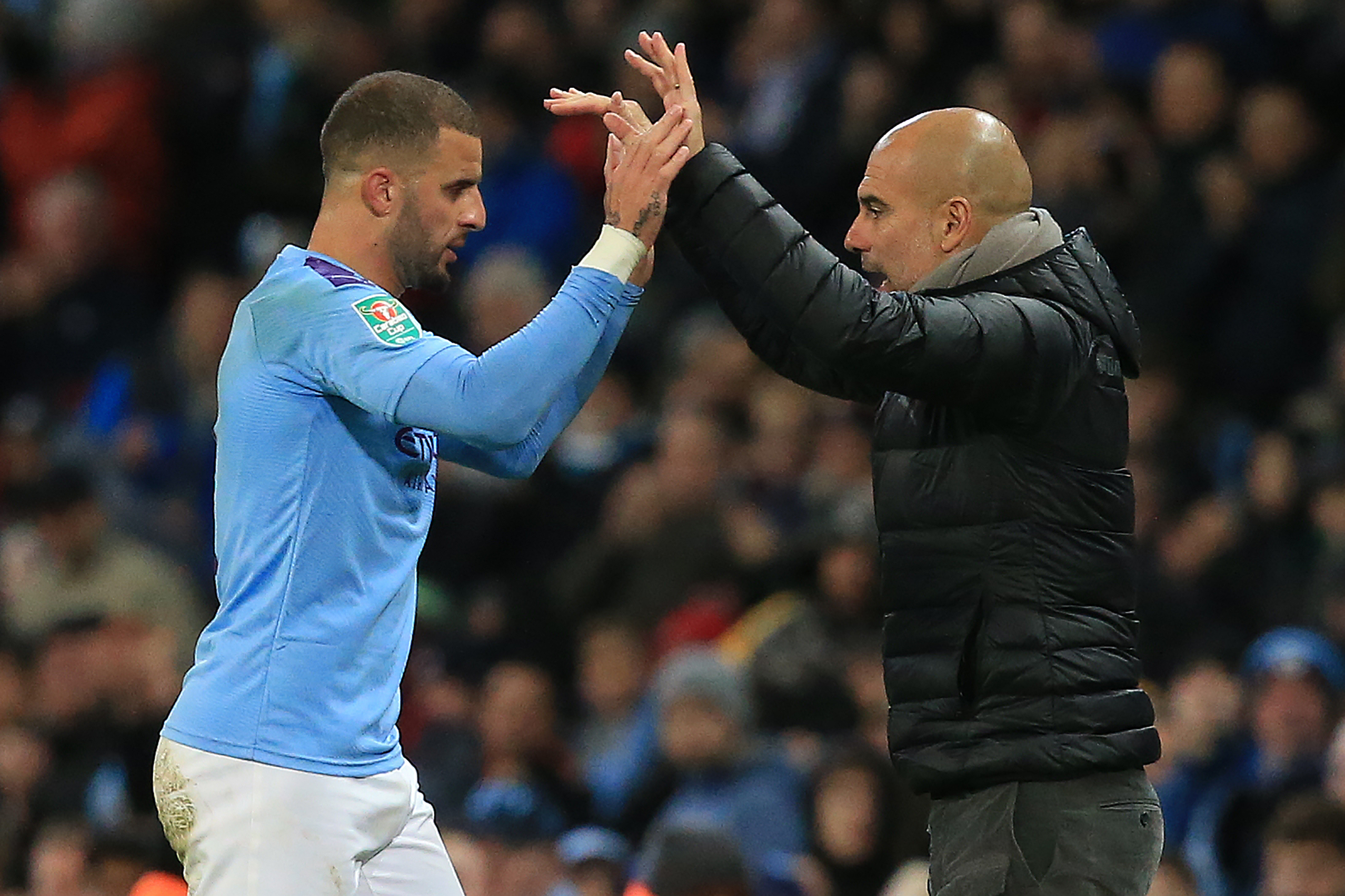 פפ גווארדיולה, קייל ווקר