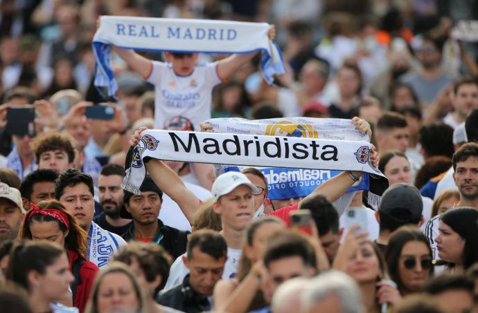 אוהדי ריאל מדריד חוגגים אליפות