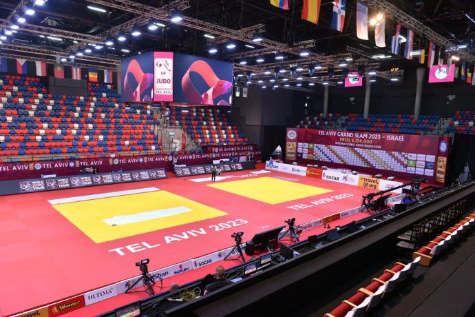 היכל קבוצת שלמה לקראת טורניר גרנד סלאם ג'ודו