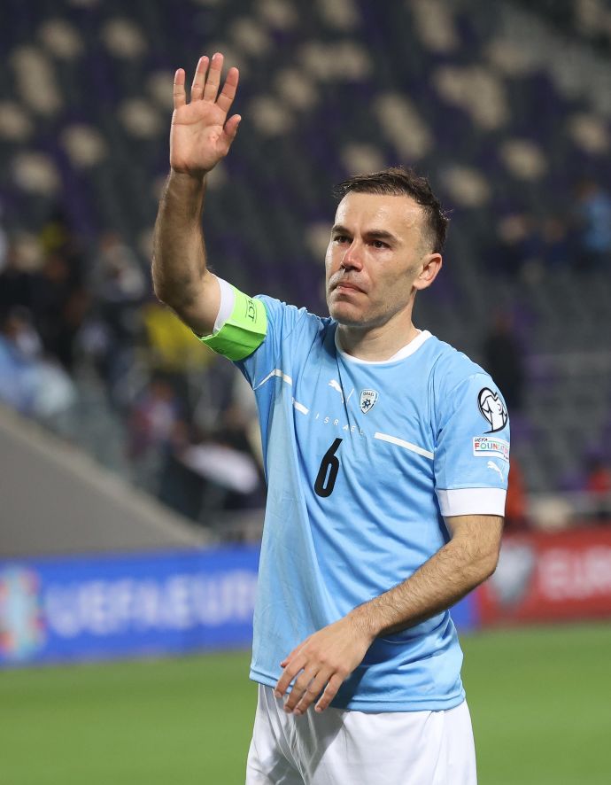 ביברס נאתכו בהופעה האחרונה במדי נבחרת ישראל