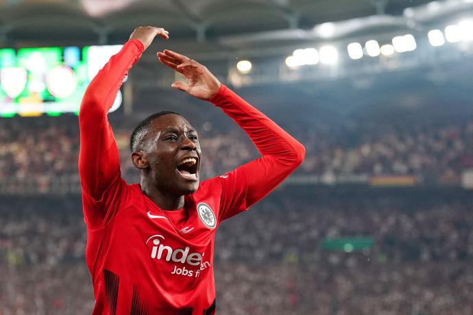 רנדל קולו מואני, שחקן איינטרכט פרנקפורט חוגג