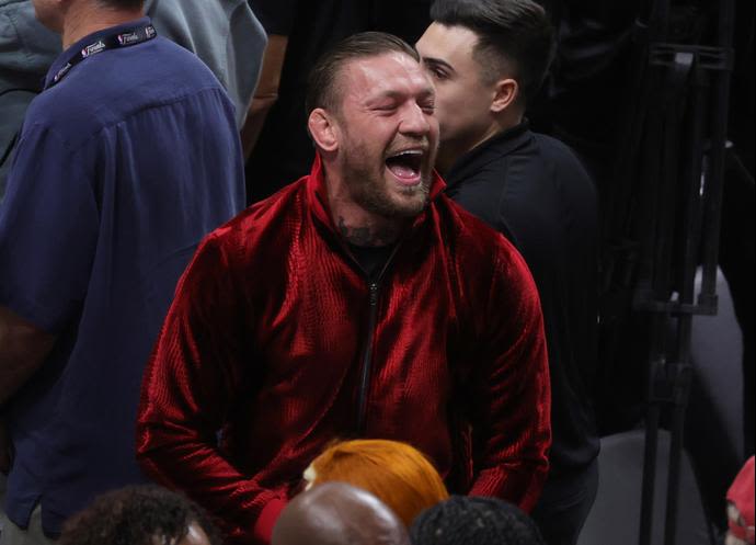 קונור מקגרגור במהלך משחק מספר 4 בגמר ה-NBA