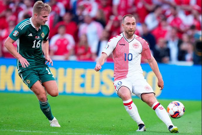 כריסטיאן אריקסן, קשר נבחרת דנמרק