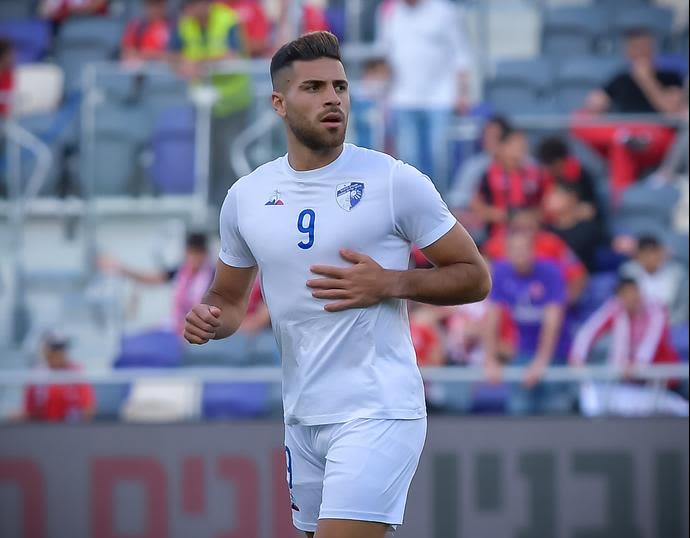 איתמר שבירו שחקן עירוני קרית שמונה בחימום