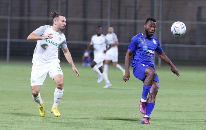 שון גולדברג מכבי חיפה מול ג'וזף אמבונג עירוני קרית שמונה