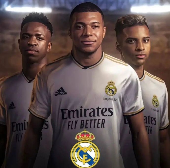 קיליאן אמבפה לצד ויניסיוס, רודריגו