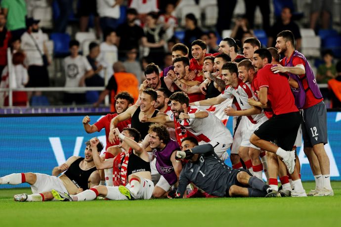 שחקני נבחרת גאורגיה הצעירה