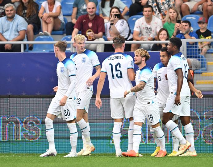 שחקני נבחרת אנגליה הצעירה ביורו