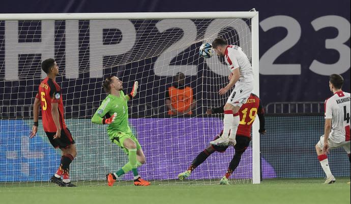 גיורגי גוליאשווילי, שחקן נבחרת גאורגיה הצעירה