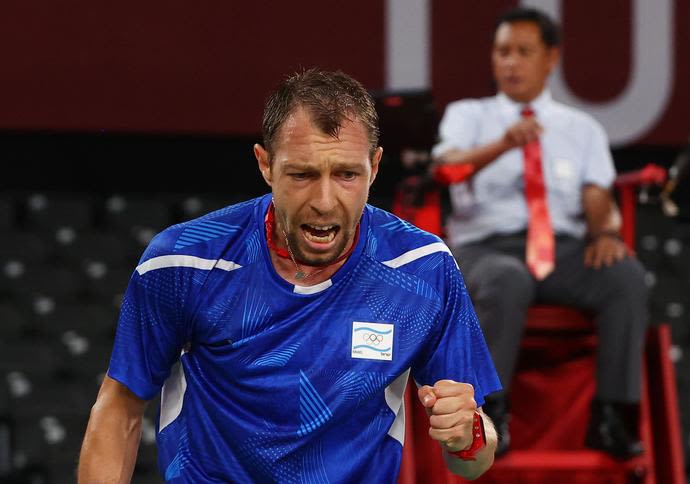 מישה זילברמן שחקן בדמינטון ישראלי