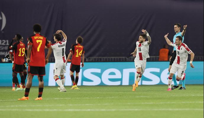 גיורגי ציטיאשווילי, שחקן נבחרת גאורגיה עד גיל 21