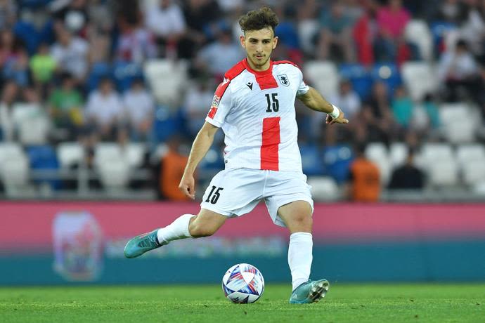 אנזור מקוואבישווילי, שחקן נבחרת גאורגיה