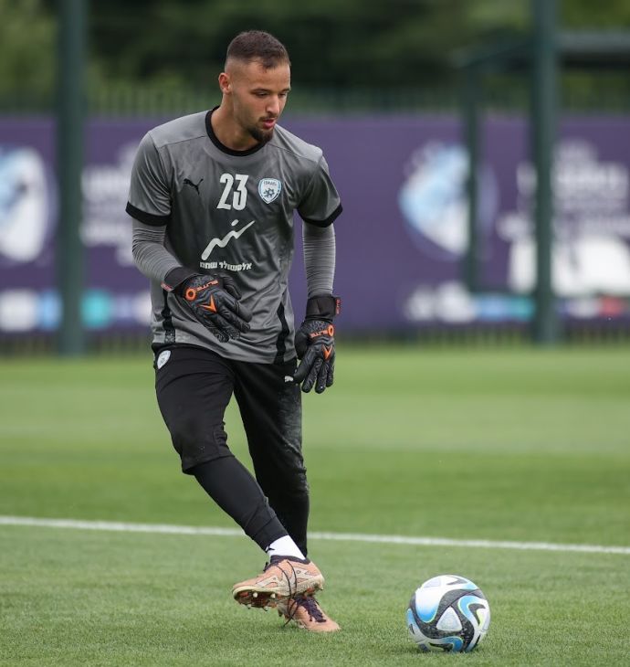 תומר צרפתי שוער הנבחרת הצעירה של ישראל