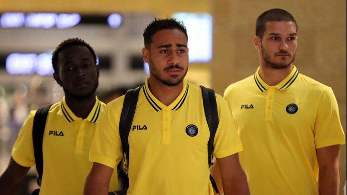 שחקני מכבי תל אביב איבן מאסון, פארפה גיאגון, ג'ורג'ה יובאנוביץ'