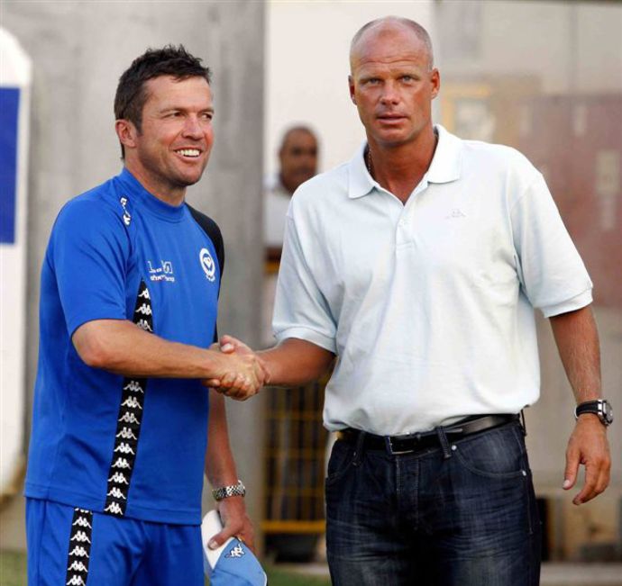 טומי נילסן מנהל מקצועי וסקאוט ראשי של מכבי נתניה ותותר מתיאוס מאמן