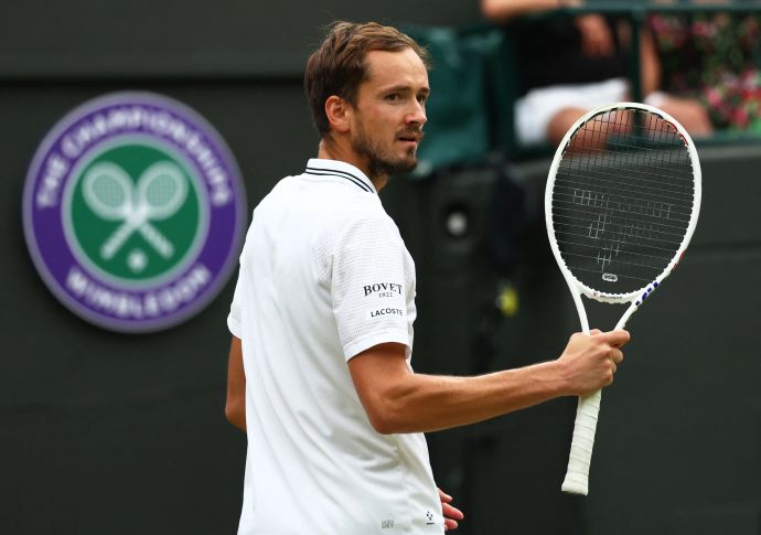 הטניסאי הרוסי דניל מדבדב