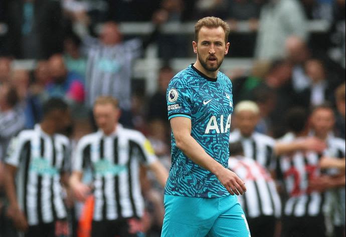 הארי קיין שחקן טוטנהאם מאוכזב