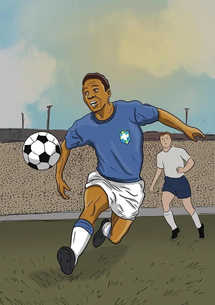 פלה - מתוך הספר "בעיטת פתיחה  - סיפורי החיים של אגדות הכדורגל"