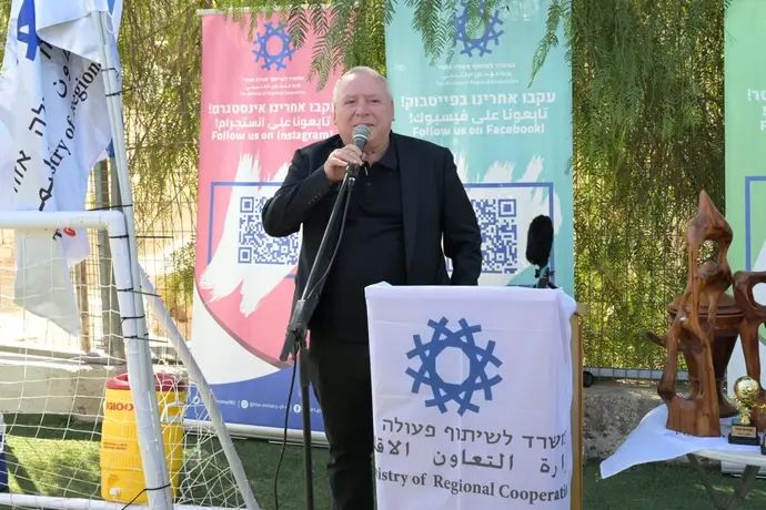 השר לשיתוף פעולה אזורי דודי אמסלם