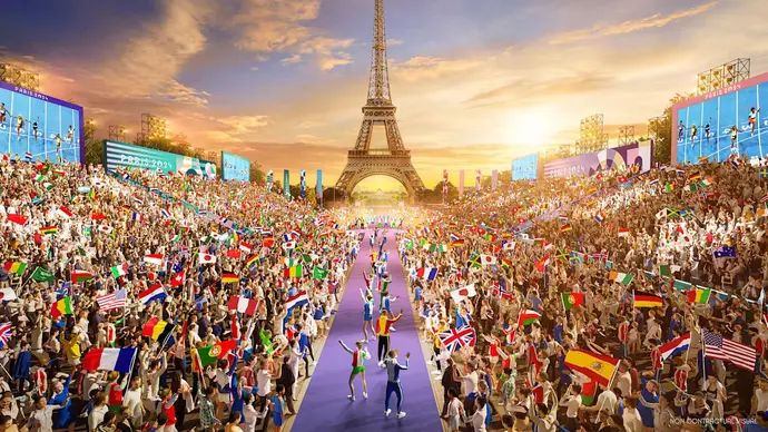 המשחקים האולימפיים פריז 2024 - אילוסטרציה